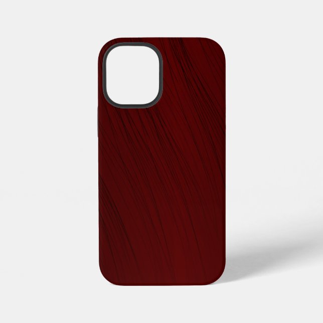 Coque iPhone Texture de fond rouge foncé rouge (Verso)