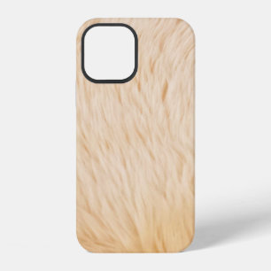 Coque iPhone 12 Texture de fourrure de poil de chèvre