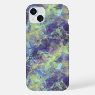 Coque iPhone 15 Plus Texture de la lavande endommagée