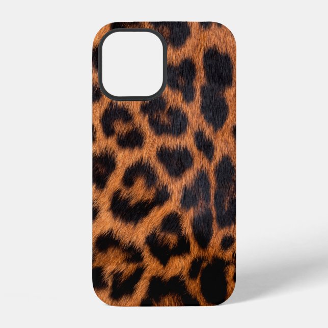 Coque iPhone Texture de peau de léopard : Tache de léopard patt (Verso)