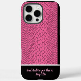 Coque iPhone 16 Pro Max Texture de peau de serpent vibrant dans des teinte