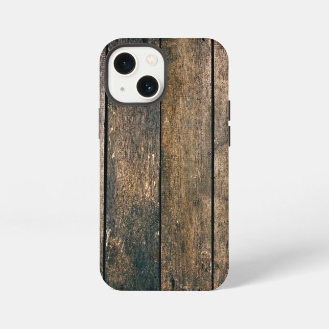 Coque iPhone Texture en bois (Verso)