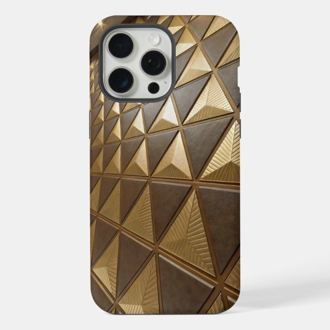 Coque iPhone Texture en diamant gravée en 3D (Verso)