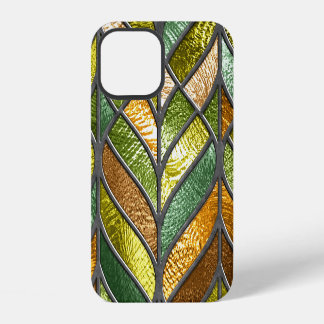 Coque iPhone 12 Texture en verre coloré : Élégance 3D colorée.