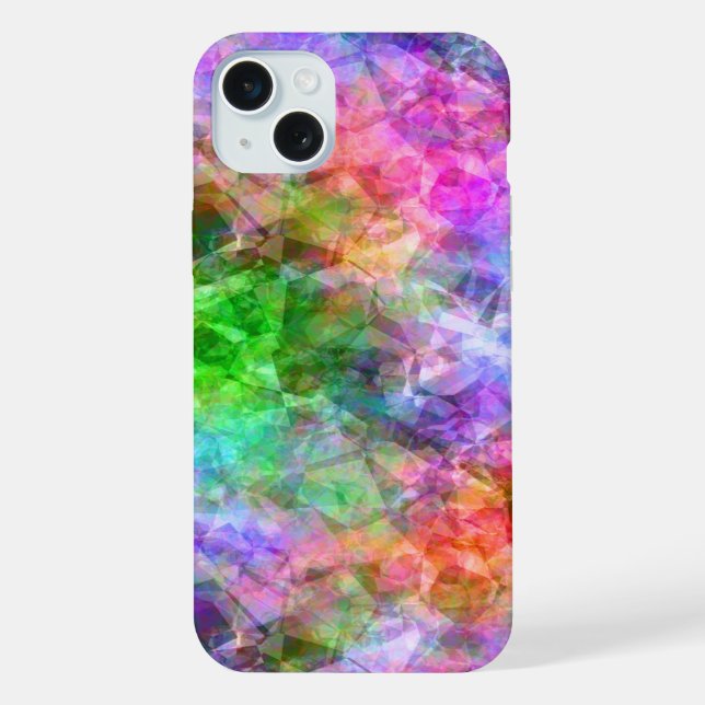 Coque iPhone Texture Froissée Colorée (Verso)