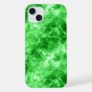Coque iPhone 15 Plus Texture Froissée Verte