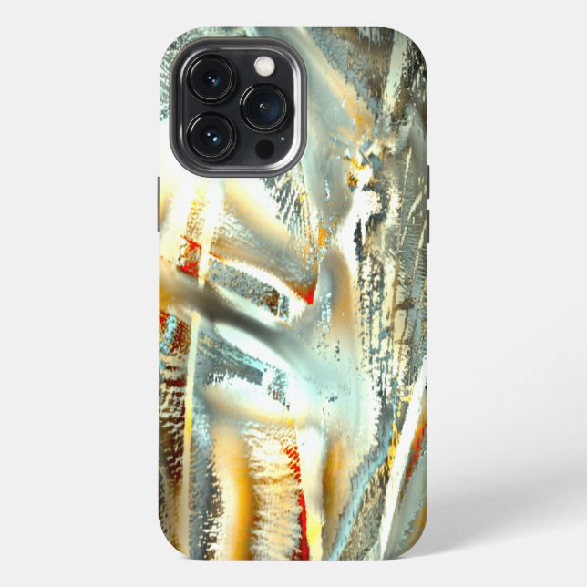 Coque iPhone Texture grise étrange brûlant des parties en décou (Verso)