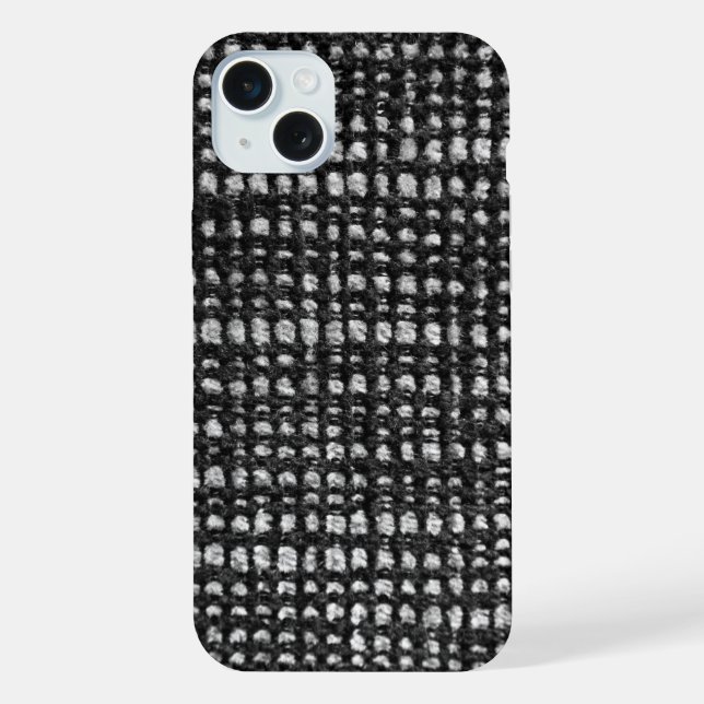 Coque iPhone texture tricotée Abstraite (Verso)