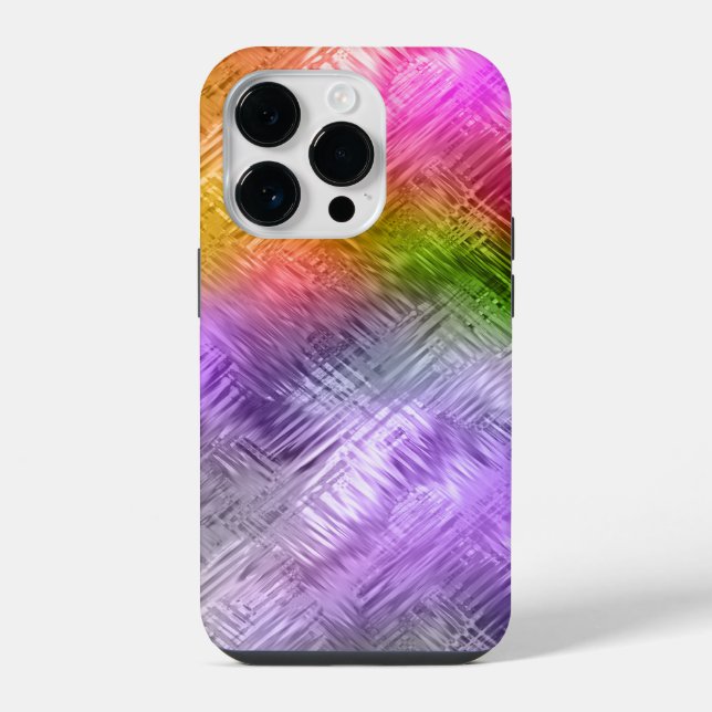 Coque iPhone Texture violette de l'Amétrine de verre (Verso)