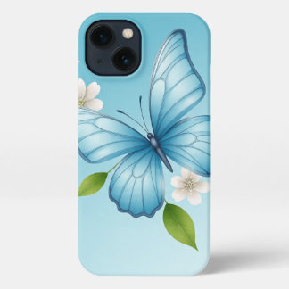 Etui iPhone 13 The blue butterfly iPhone Case