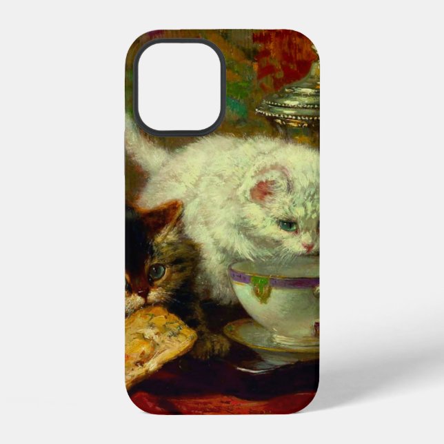 Coque iPhone Thé des chatons (Verso)