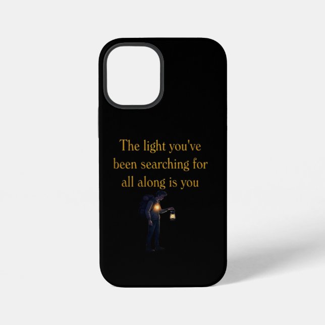 Coque iPhone The light is you (Verso)