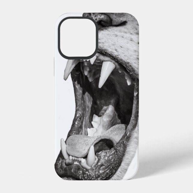 Coque iPhone The lion roars (Verso)