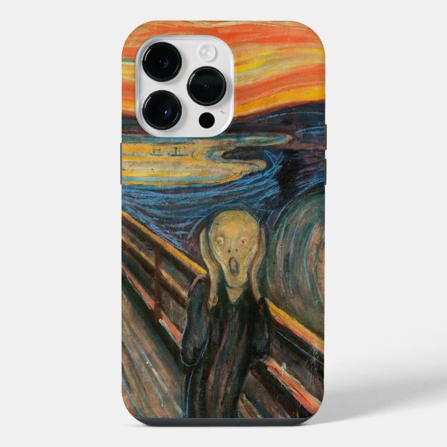 Coque iPhone The Scream - Edvard Munch (Verso)