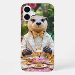 Coque iPhone 16 Plus Théâtre de fantaisie de loutre mignonne