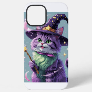 Coque iPhone 12 Pro Max Thème Chat Sorcier