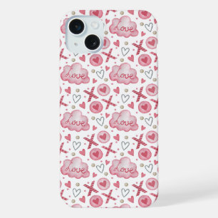 Coque iPhone 15 Plus Thème d'amour