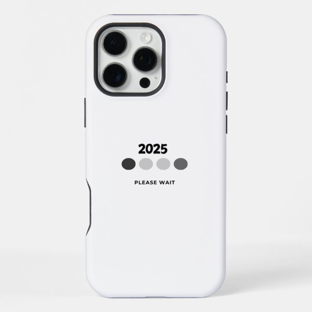 Coque iPhone Thème drôle 2025 (Verso)