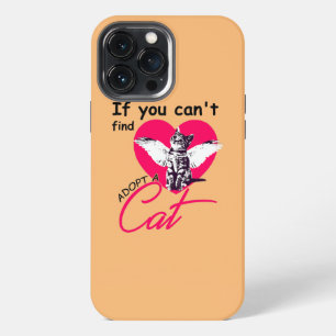 Etui iPhone 13 Pro Max Thème drôle pour les amoureux des chats Je ne peux