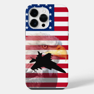 Coque Pour Pour iPhone 14 Pro Max Thème militaire patriotique américain pour hommes