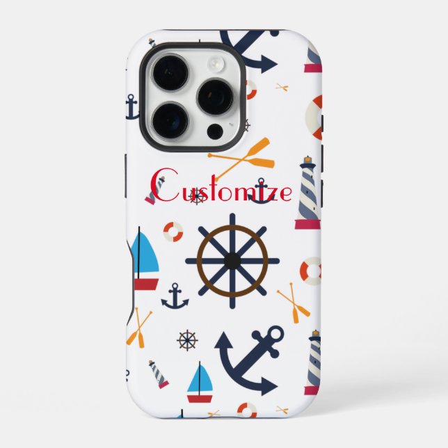 Coque iPhone Thème Nautique Thunder_Cove (Verso)