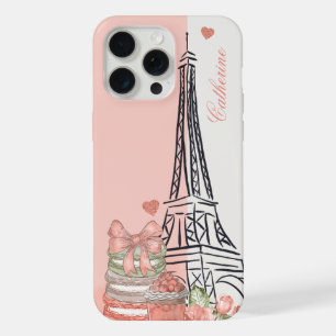 Coque iPhone 15 Pro Max Thème Paris Romantique Personnalisé