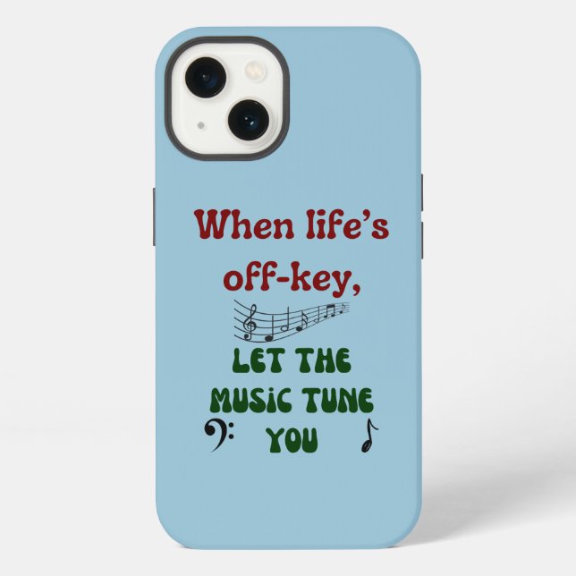 Coque iPhone Thérapie musicale (Verso)