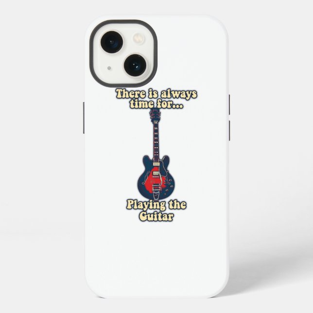 Coque iPhone There is always time for playing the guitar (Verso)