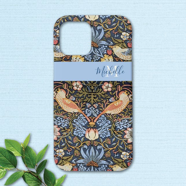 Coque iPhone Thief fraise Textile William Morris (Créateur téléchargé)