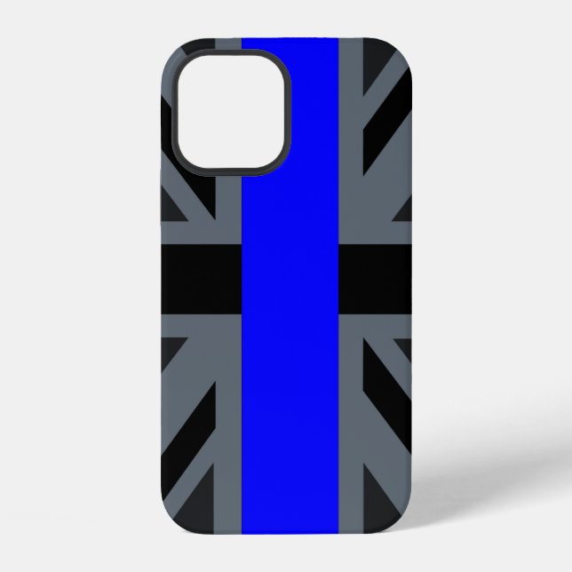 Coque iPhone Thin Blue Line Union Jack (Verso)