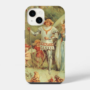 Coque Pour iPhone 14 Thumbelina et Prince Mariage, contes Vintages de f