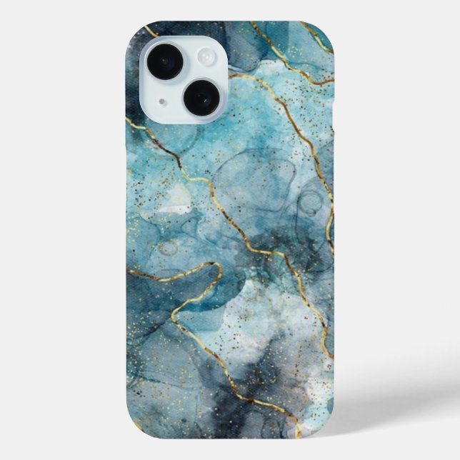 coque iphone, Thunder Marble Coque résistant aux i (Verso)