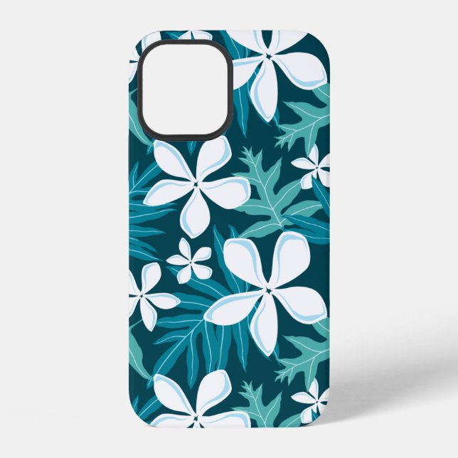 COQUE iPhone TIARE (TEINTÉ DE VERT-BLEU) (Verso)