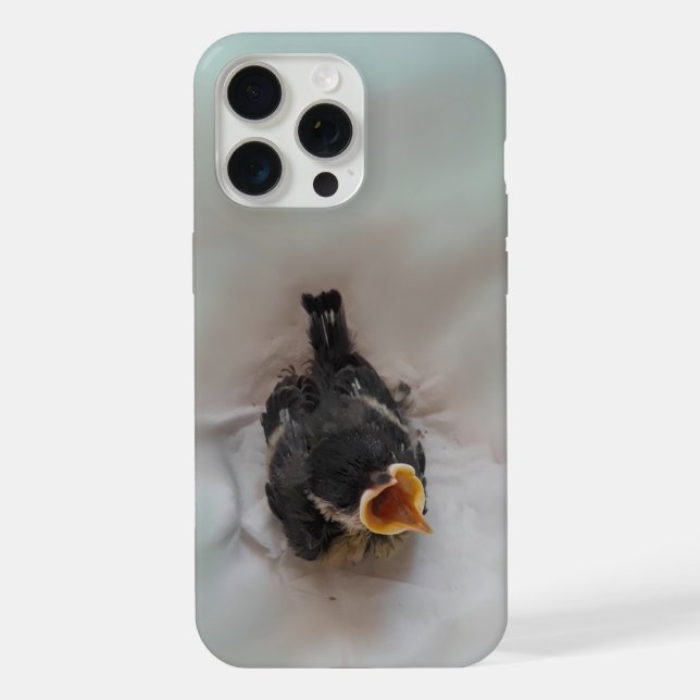 Coque iPhone Tidi mon oiseau le Parus Major (Verso)