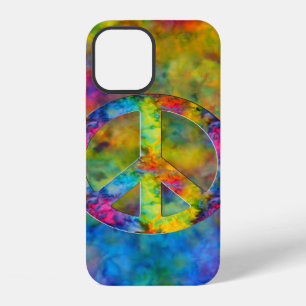Coque iPhone 12 [Tie-Dye Atomique]  Couleurs Arc-en-Ciel Psychedél