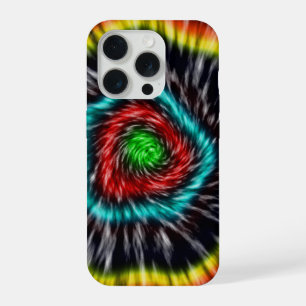 Coque iPhone 15 Pro Tie Dye Opale Noire,