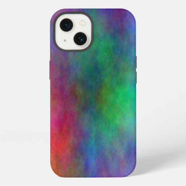 Coque iPhone Tie Dye Pastel (Verso)