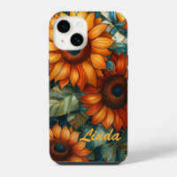 Tige Mosaïque Tournesols Floral