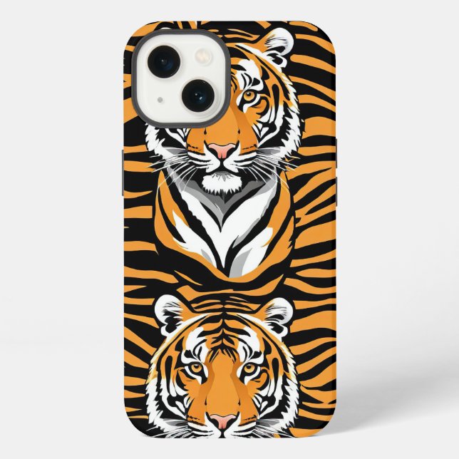 Coque iPhone Tiger (Verso)