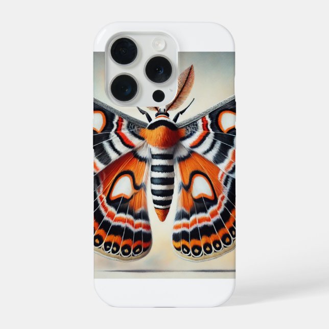 Coque iPhone Tiger moth 130924IREF223 - Watercolor (Verso)