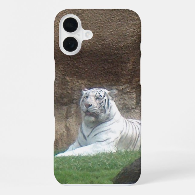 Coque iPhone Tigre Blanc (Verso)