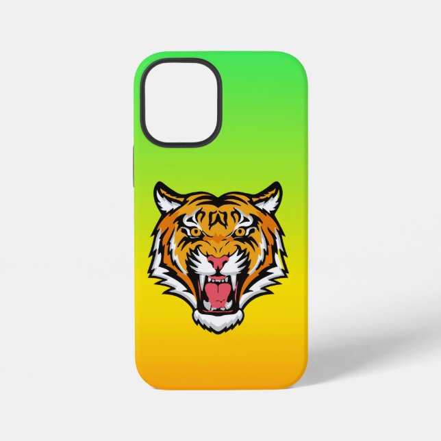 Coque iPhone Tigre torche tête-25818 (Verso)