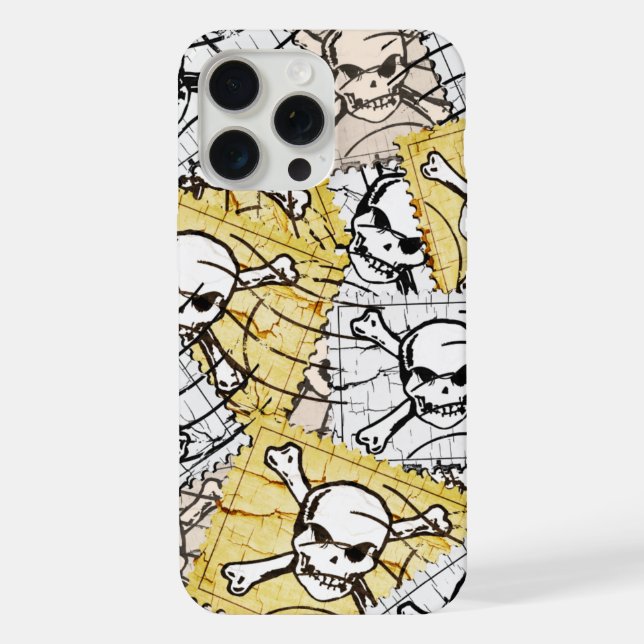 Coque iPhone Timbre crâne (Verso)