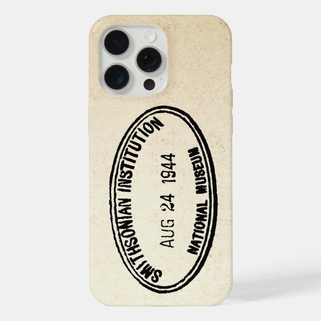 Coque iPhone Timbre de bibliothèque Smithsonian Institution 194 (Verso)