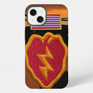 Etui iPhone 13 Tissu 25e infanterie vétérans Vets tempête du dése