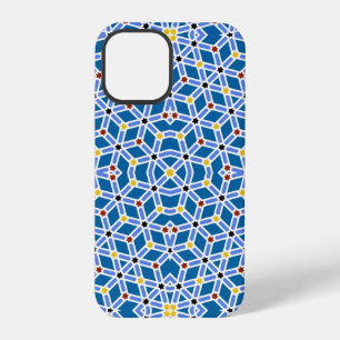 Coque iPhone 12 Pro Tissu à motif géométrique moderne