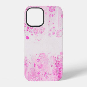 COQUE iPhone 12 TISSU À POIS VIOLET ET NOIR