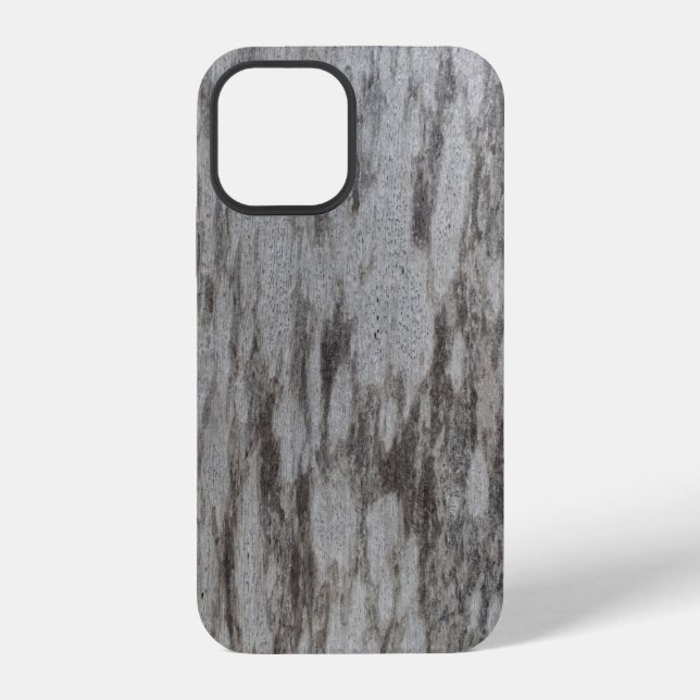 Coque iPhone Tissu gris (Verso)