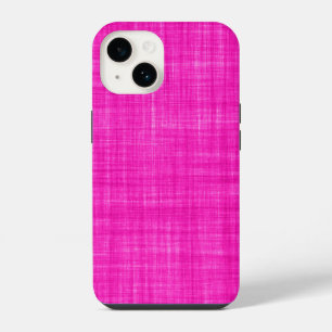 Coque Pour iPhone 14 Tissu rose textile photo