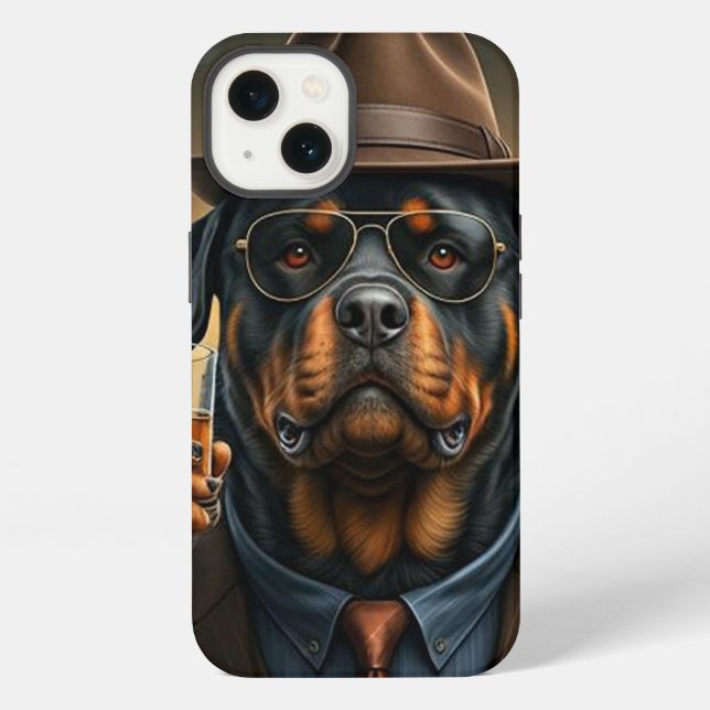 Coque iPhone Toast Rottie (Verso)
